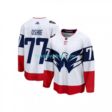 Pánské Hokejový Dres Washington Capitals TJ Oshie 77 Adidas 2023 NHL Stadium Series Bílý Authentic